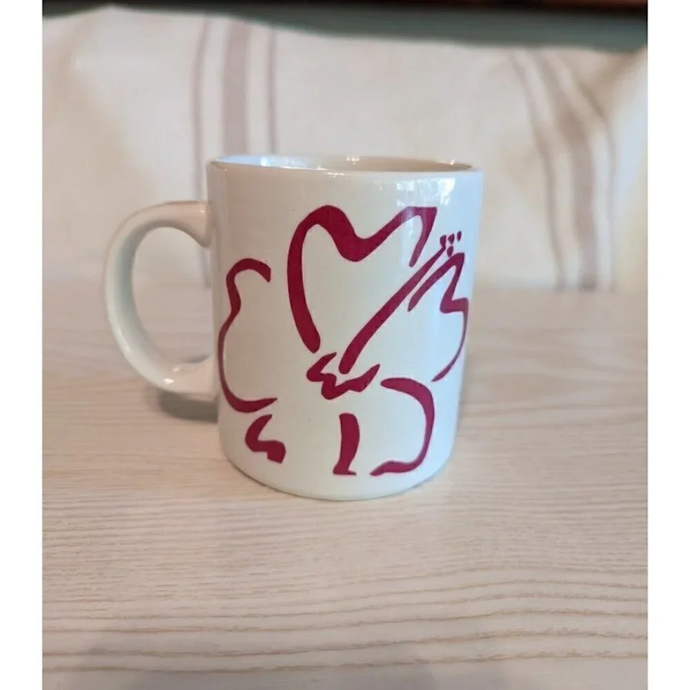 Hilo Hattie Vintage Hawaii White Floral coffee mug
